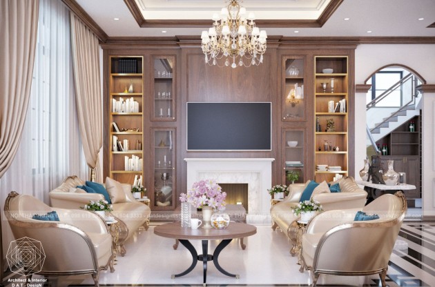 THIẾT KẾ BIỆT THỰ ANH TUẤN THÁI BÌNH