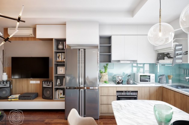 TỦ BẾP ANH ĐẠI - CHUNG CƯ 91 ĐẠI MỖ1